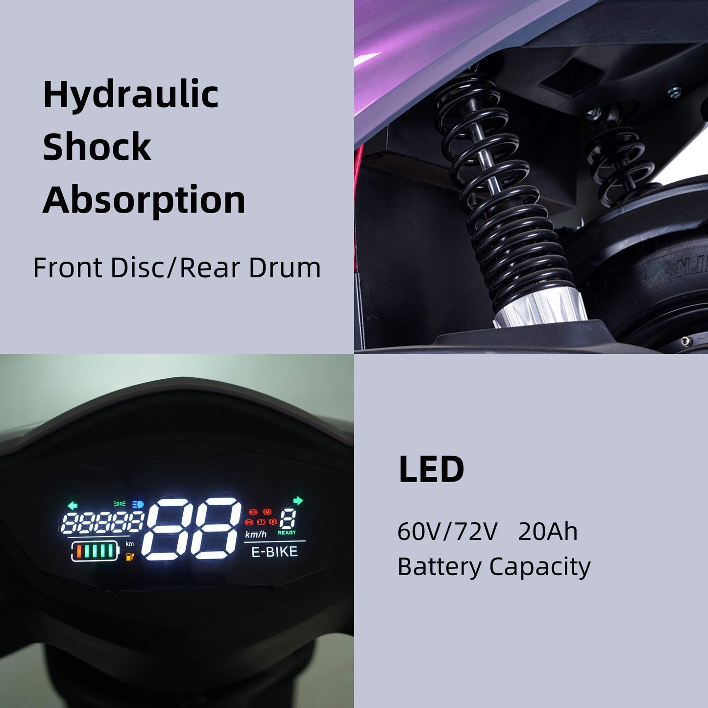 CNY 800w motoçikletë elektrike motoçikletë elektrik