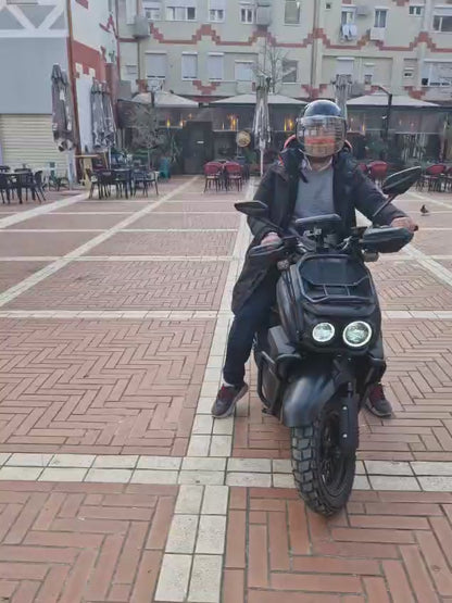 Tank: Shpejtësia e lartë 2000w 72v motocikla e skuterit elektrik me frena disk