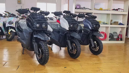 Tank: Shpejtësia e lartë 2000w 72v motocikla e skuterit elektrik me frena disk